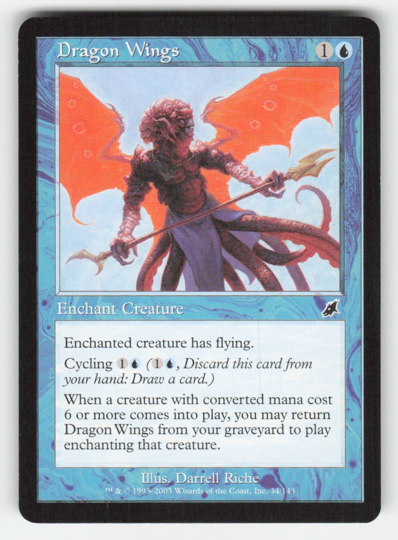 2003 Dragon Wings Scourge 34 MTG