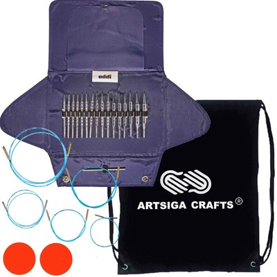 Click Rocket 2 Square Short 3.5-inch Interchangeable Ergonomic Circular Knitt...