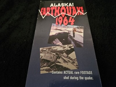 Alaska Earthquake 1964 VHS Tape Rare Footage -Natural Disaster  - TESTED 