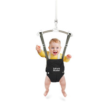 Adjustable Baby Doorway Jumper with Soft Seat, Portable Bouncer for Infants