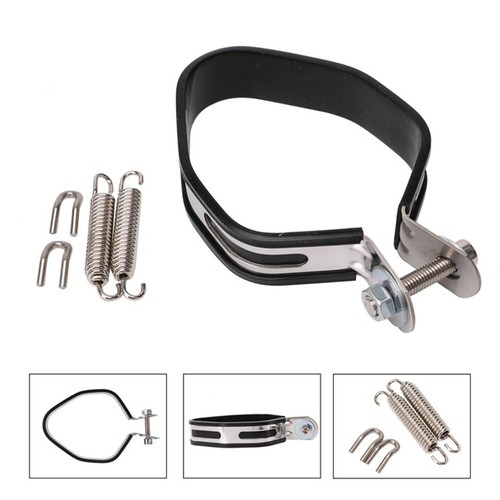 Robust Motorcycle Exhaust Pipe Hanger Stainless Steel and Rubber for Longevity - Picture 7 of 8