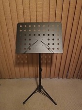 Sheet Music Stand-Metal Professional Portable Perforated Music Stand Lightweight