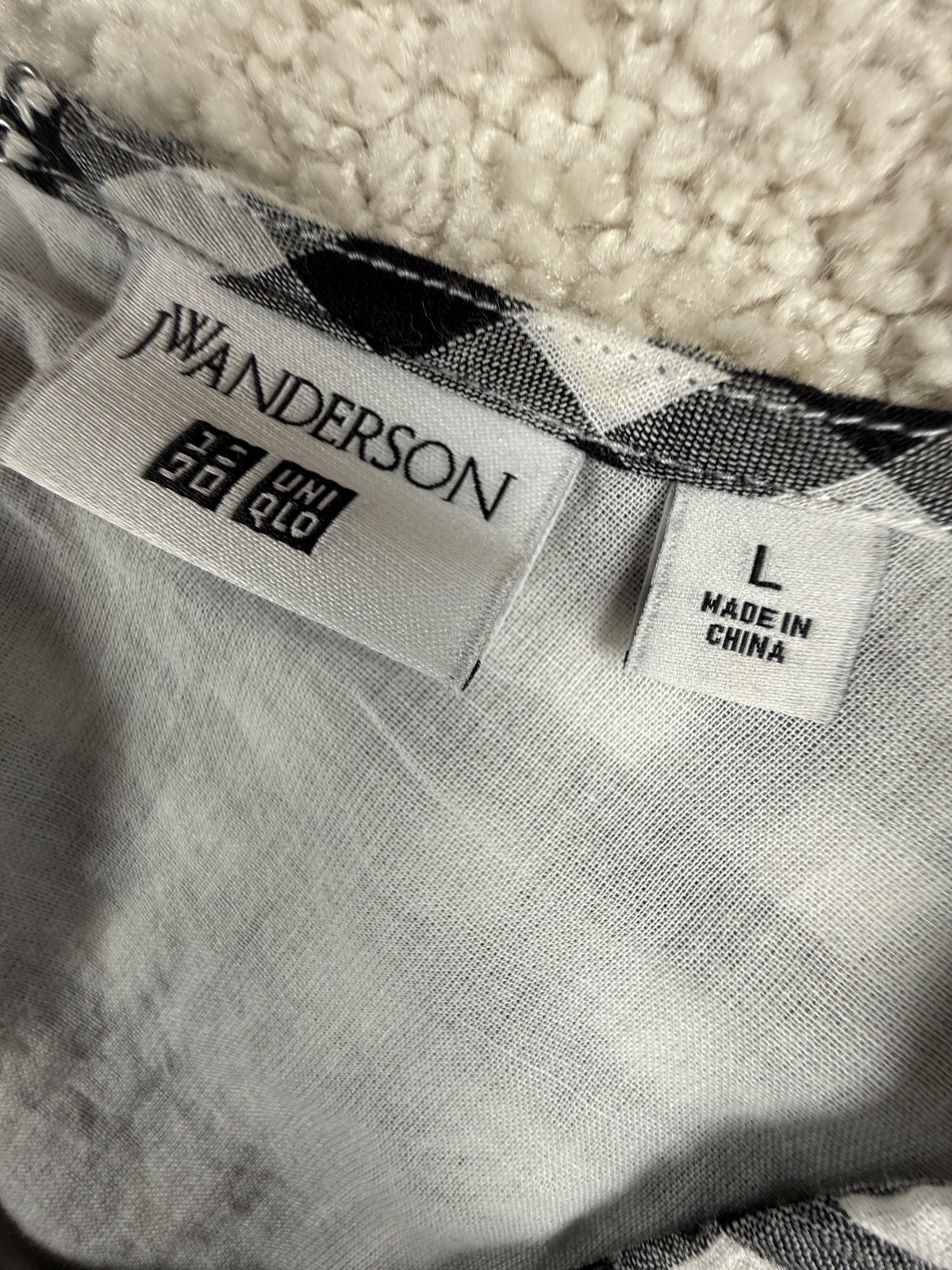 JW Anderson Uniqlo Dress Womens Large Gingham Sleeveless Tiered Summer Casual