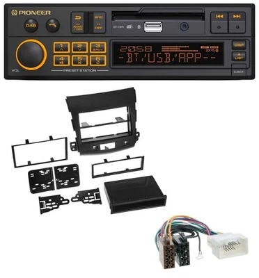 Pioneer DAB MP3 USB Bluetooth Autoradio für Citroen C-Crosser Mitsubishi Outland - Bild 1 von 4