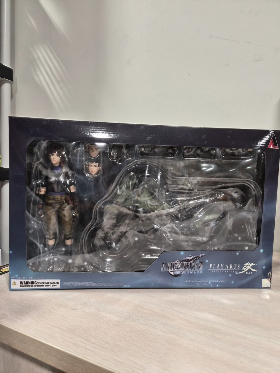 JESSIE & MOTORCYCLE SET Final Fantasy VII Remake Play Arts Kai