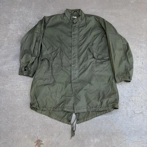 1960’s Parka M-65 Small Reg Vietnam Era Military Utility Army Green Vintage