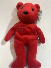 Sammy Sosa 1998 Salvino's Bamm Beano's 9 inch plush beanbag beanie bear