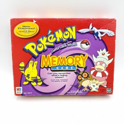 Vintage Pokemon Memory Game 2000 Y2K Gold & Silver Edition 46/48