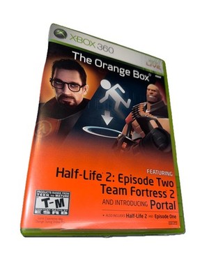 The Orange Box Half Life 2 Xbox 360 2007 Complete Free Ship