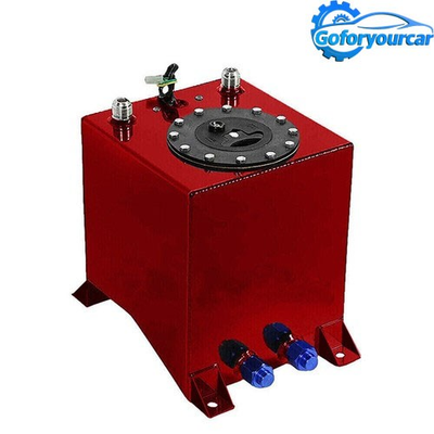 #ad 2.5 Gallon Fuel Tank Racing Drift Strip Fuel Cell Gas Tank Level Sender Aluminum $62.58