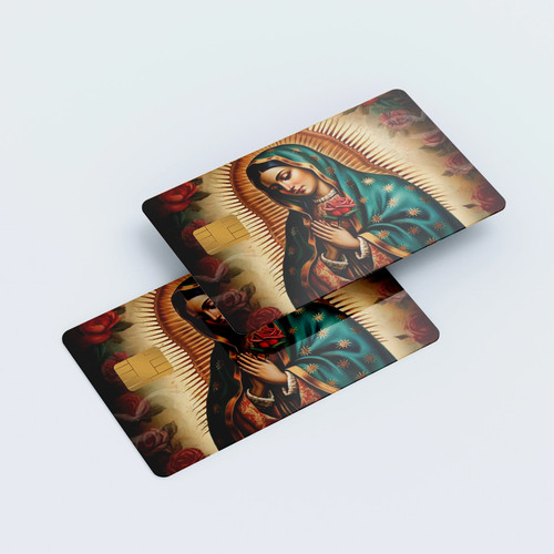 Pegatina de vinilo personalizada para tarjetas de crédito Virgin Mary de CC Wraps - Imagen 4 de 8