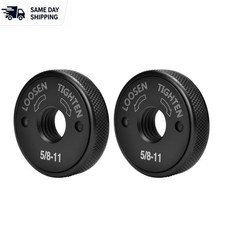 Griptight 5/8-11 Angle Grinder Flange Nut Set - No Wrench Required