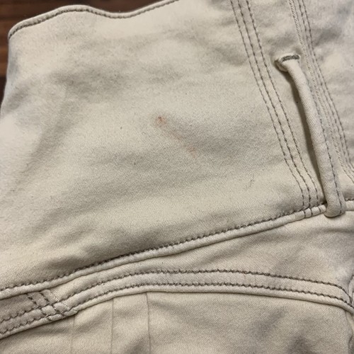 Colombian Butt Lift Jeans with Faja Waist Trainer Sz 7/8 Ivory Golden Heart - Picture 9 of 9