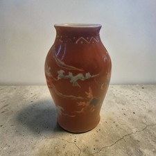Vintage Japanese Kutani Porcelain Vase - Shinnandai Mark - Cranes & Florals