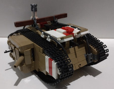 Brickmiana WWI Mark V British Heavy Tank (Built from Brickmiana Instruction)