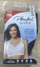 Playtex 18 Hour Side Back Smoothing Wirefree Tagless Bra - 4693 - 38G - Black