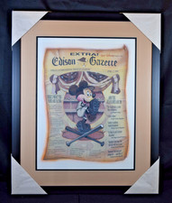 Disneyland 1998 Mickey Mouse Baseball Print Anaheim Angles Disney Imagineering