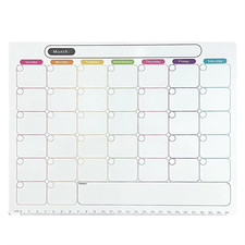 A Refrigerator Magnet ,Monthly and Weekly Planner, Magnetic Calendar Sticker, So
