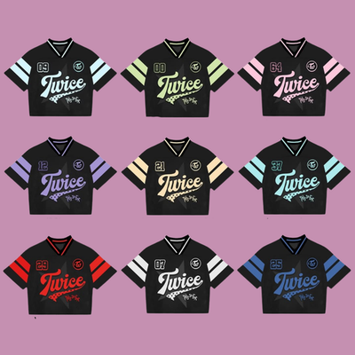 TWICE THIS IS FOR Football Member Black Jersey Once Kpop Concert