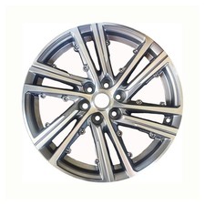 Reconditioned Machined and Painted Medium Violet Silver Aluminum Wheel 20 x 9