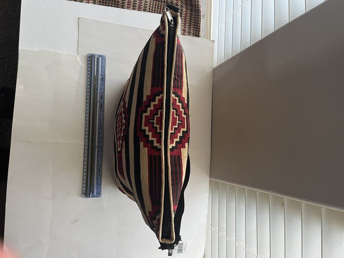 Handcrafted Colorful Patchwork Duffle-Style St. Clair Designs Emily Bag. View 2