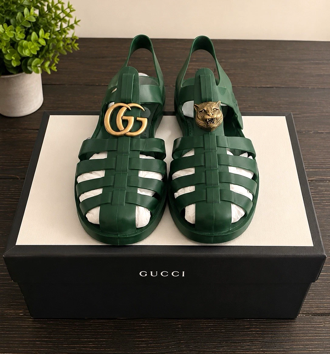 Gucci Rubber Sandals for Men for sale | eBay