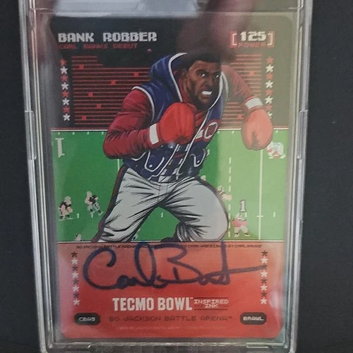 Tecmo Bowl Bo Battle Arena Inspired Ink Bank Robber Carl Banks Auto Brawl SP 125