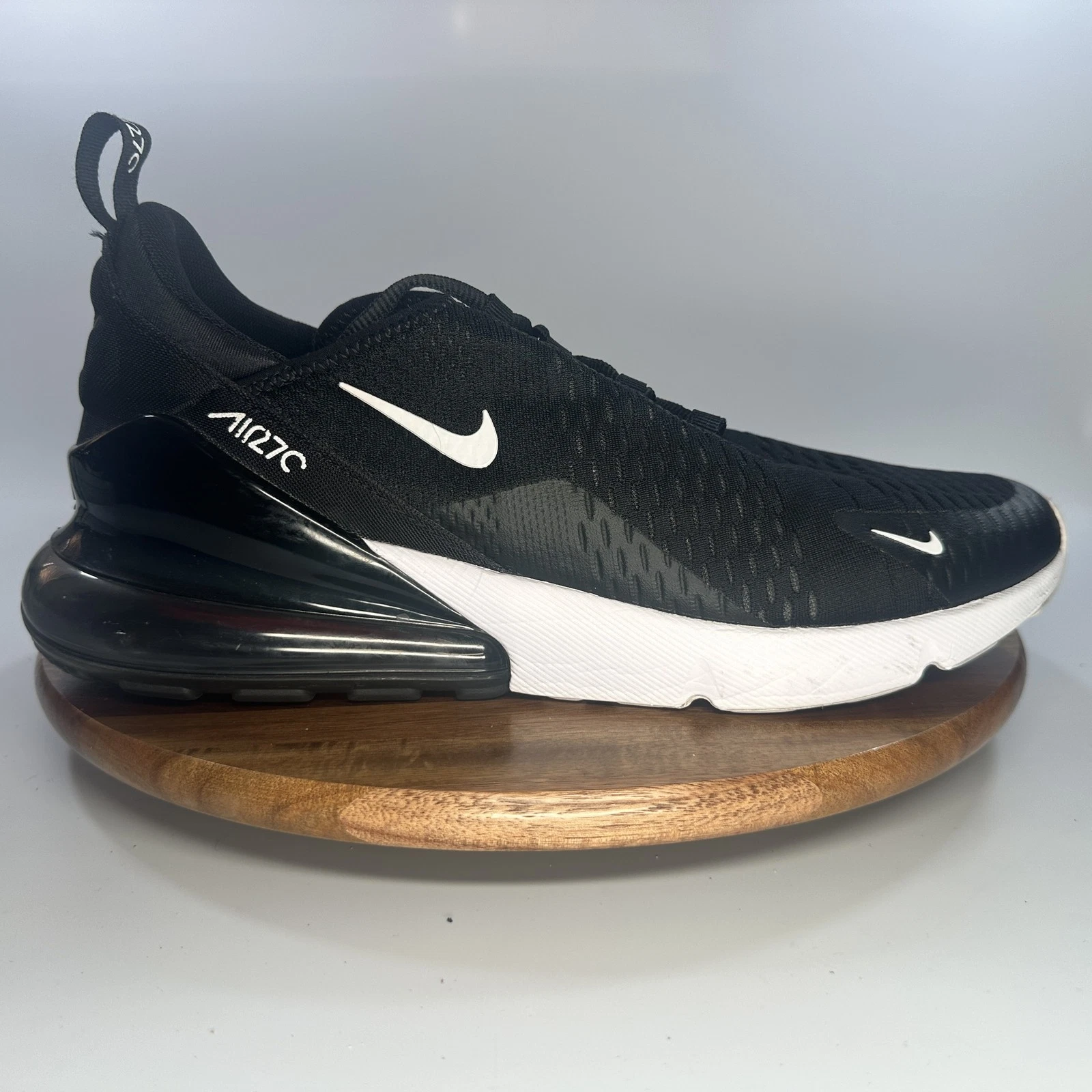 Nike Air Max 270 Scarpe Uomo Taglia 11.5 Nero Bianco Sneakers Running AH8050 002