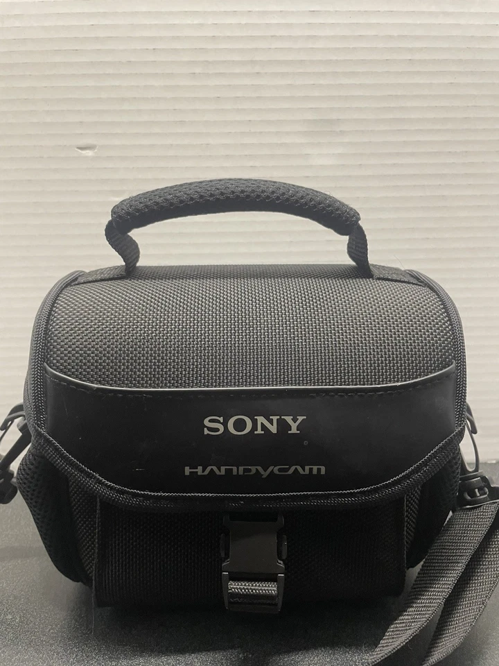 Sony Handycam Videocámara Negro Estuche de Transporte Bolsa SOLO BOLSA Excelente Estado Foto 2 de 4