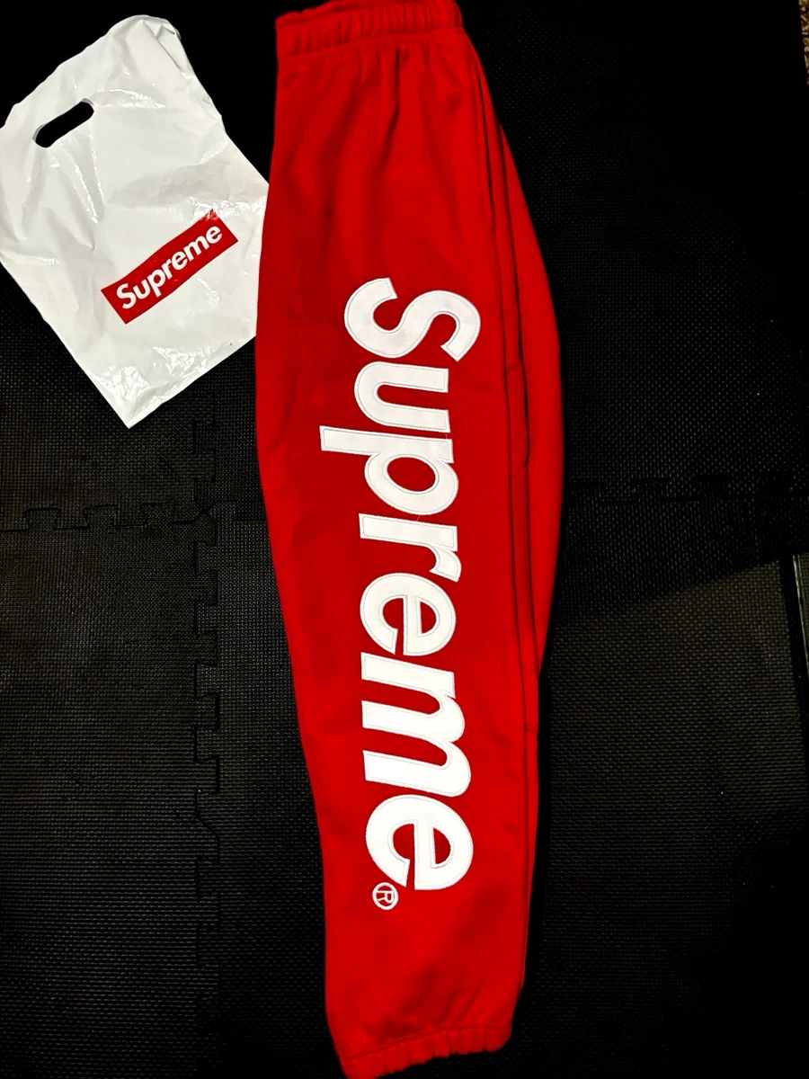 Supreme Men Red Activewear Pants for Men for sale | eBay