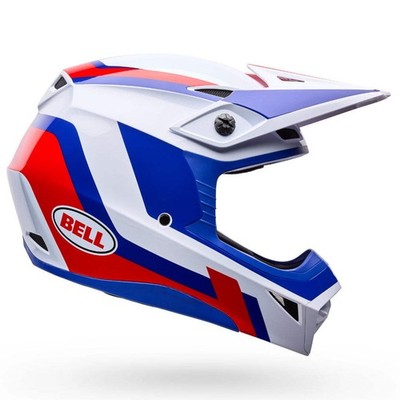 Bell MX-10 MIPS Dyno ECE 22.06 MX Helm rot/weiß