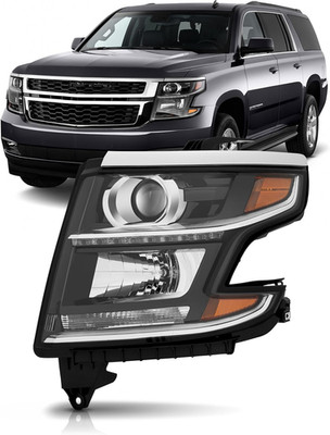Headlight Assembly Compatible with 2015 2016 2017 2018 2019 2020 Chevy Tahoe Sub