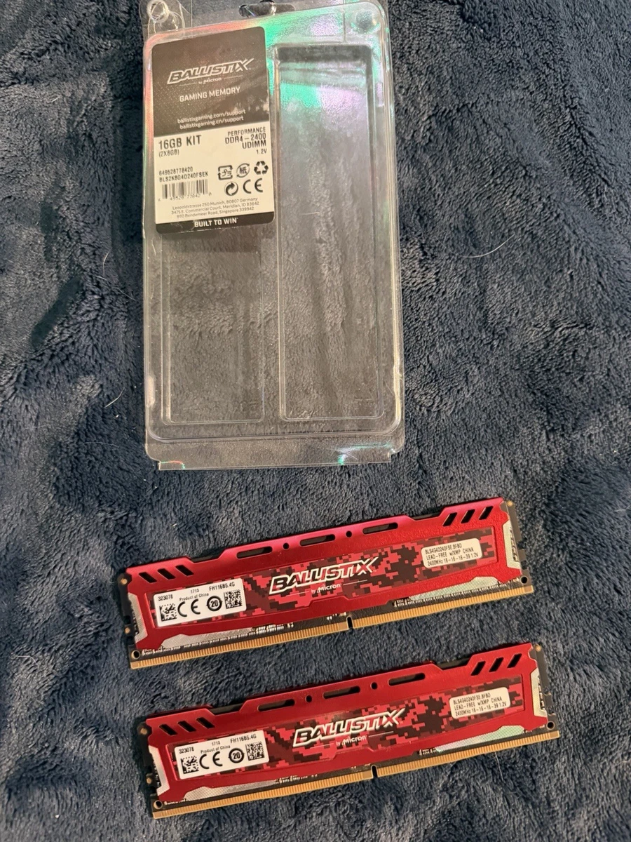 s*o様 DDR4 2400 64gb 16gb4枚 CFD BALLSTIX Ballistix DDR4 SDRAM Memory (RAM) 2 Modules for sale | eBay