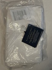NWT RALPH LAUREN Palmer Percale Euro Pillow Sham Tux White 26x26 Organic Cotton