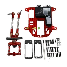 FLMLF New CNC Metal Symmetrical Steering Kit for 1/5 RV CAR PARTS HPI BAJA 5B 