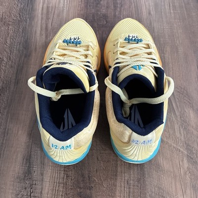 Nike Ja 2 Sonic Yellow Teal Blue Men Size 6.5 / Women 8 Basketball
