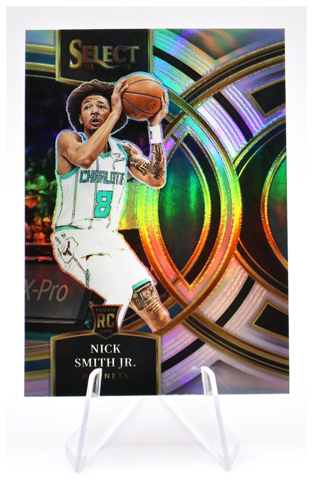 2023-24 Panini Select Nick Smith Jr. #119 Premier Silver Prizm RC