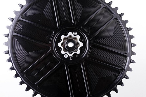 Plato ovalado 8 pernos para Sram AXS 12 velocidades Flattop Chain Etap AXS Force Red - Imagen 6 de 6