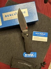Benchmade 565-1 Mini Freek Axis Lock Knife Carbon Fiber S90V Stainless Steel