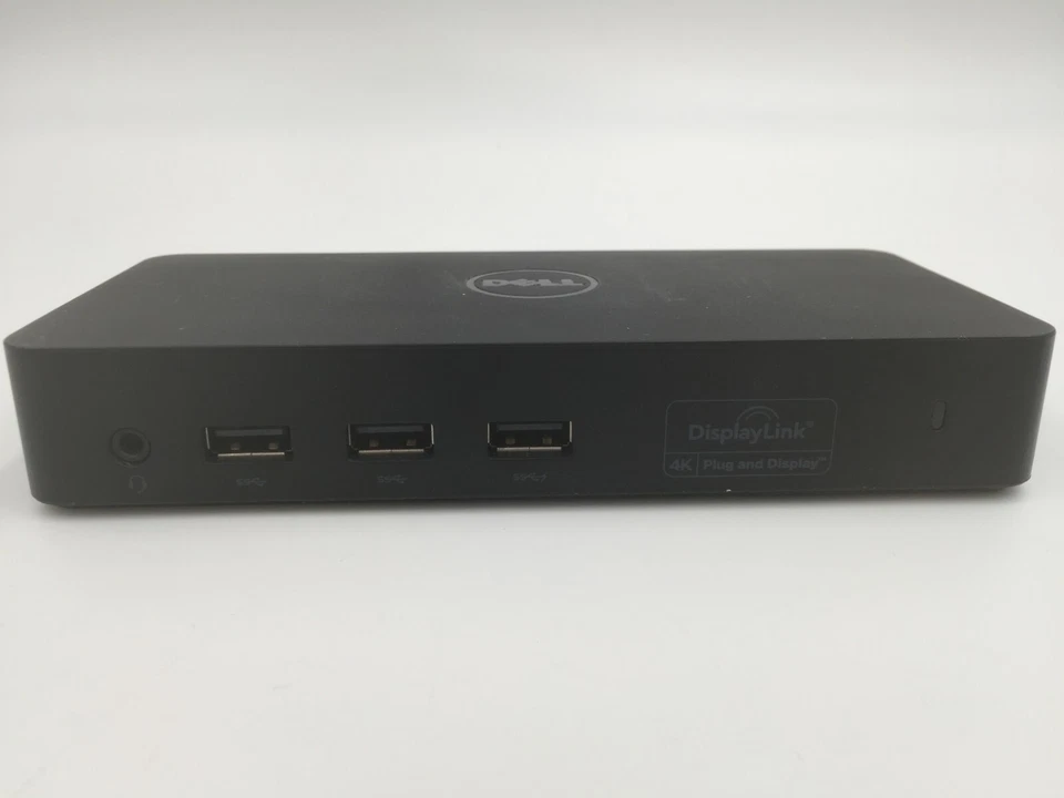 Dell D3100 DisplayLink 4K USB 3.0 UHD Docking Station WITHOUT AC ADAPTER - Image 3 of 4