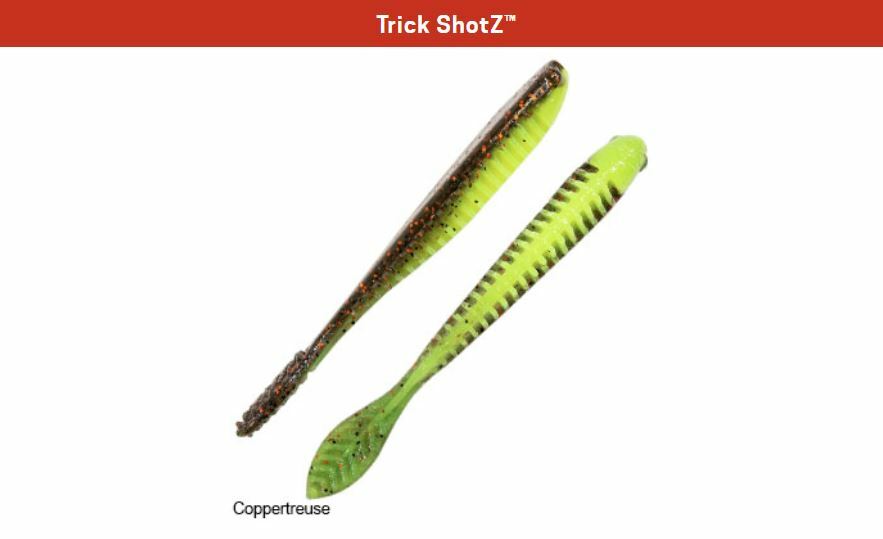ZMan Trick ShotZ 4.2" Coppertreuse Zman Soft Plastic Baits 5 per