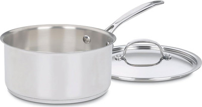 Saucepan W/Cover, Chef'S-Classic Stainless Steel Cookware Collection, 3-Quart, 7