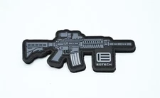 ​EOTECH "BLACK RIFLE" LOGO PATCH HOOK/LOOP BACKING​ EOTECH WITH MAGNIFIER EXPS3