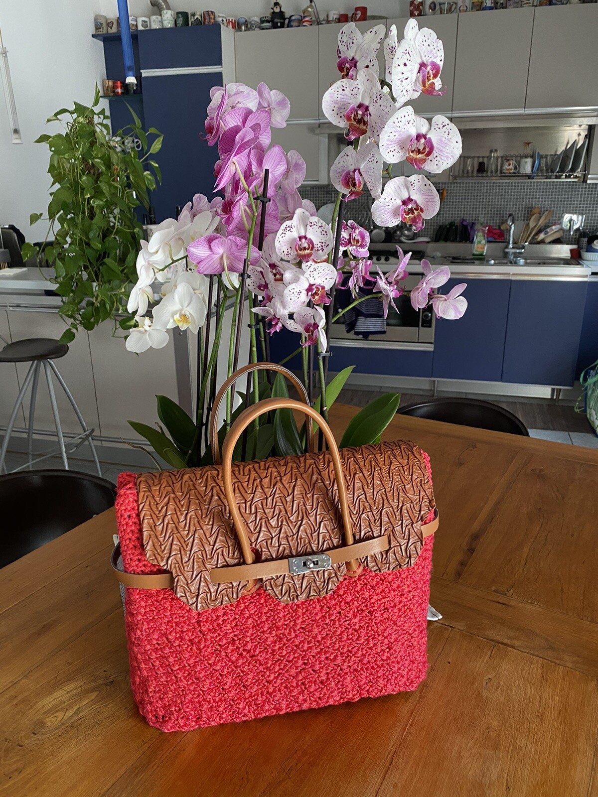 SAOLA Borsa Donna Crochet Uncinetto Fatta A Mano Handmade Tote Bag