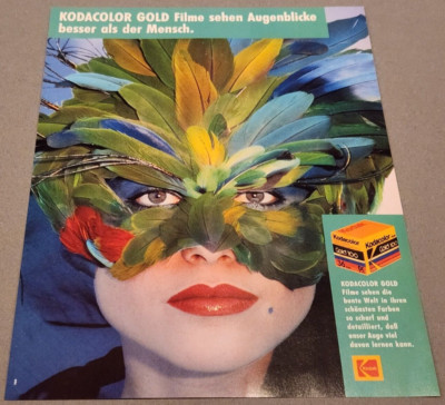19. Kodak Gold 100 Kodacolor Gold Film Fotos Werbeanzeige Werbung Reklame 1990