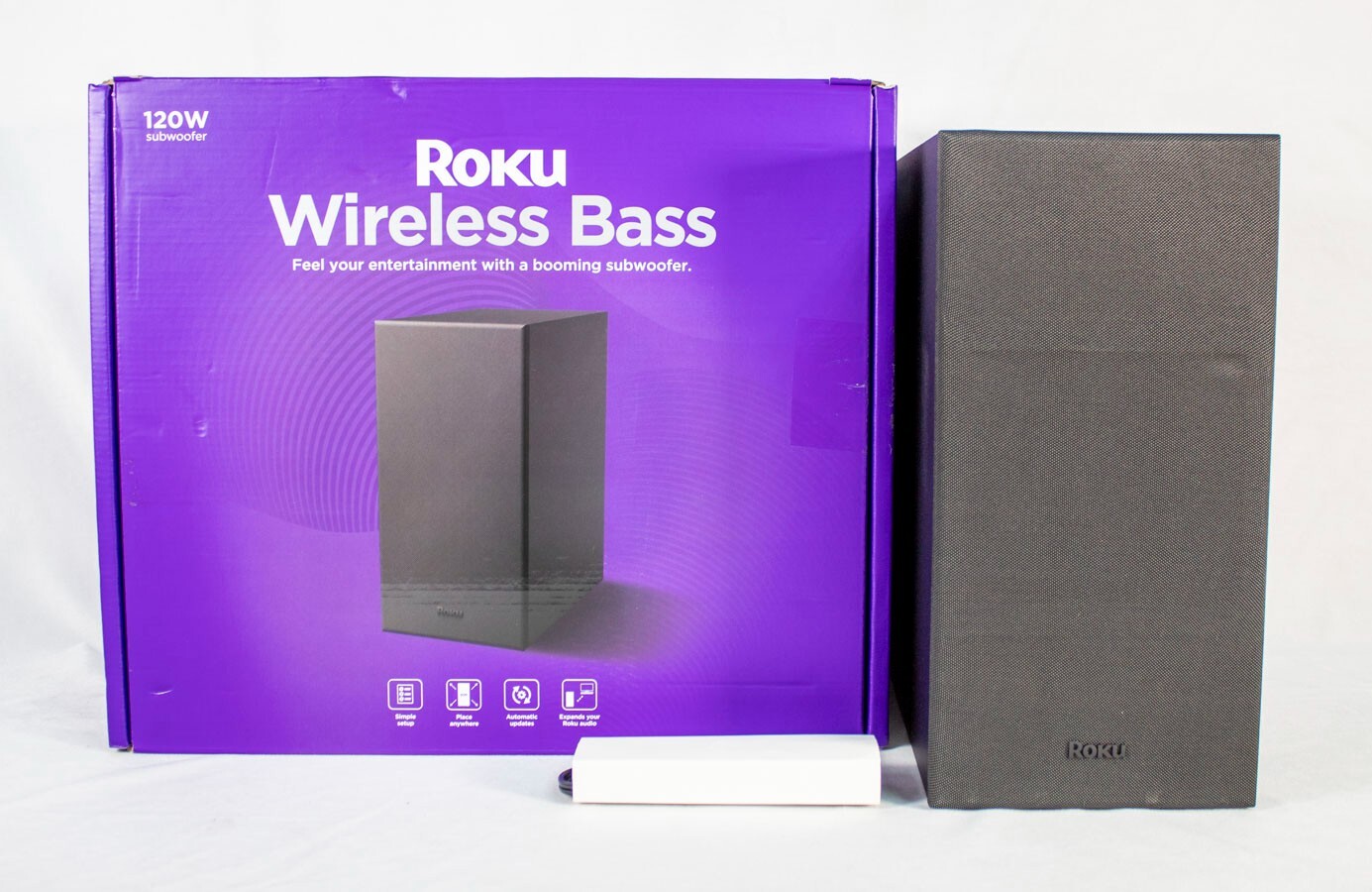 Roku Wireless Bass Slim Wireless Subwoofer