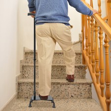 Stair Climbing Assist Cane, Adjustable Walking Stick, Stair Lift Aid for Seniors