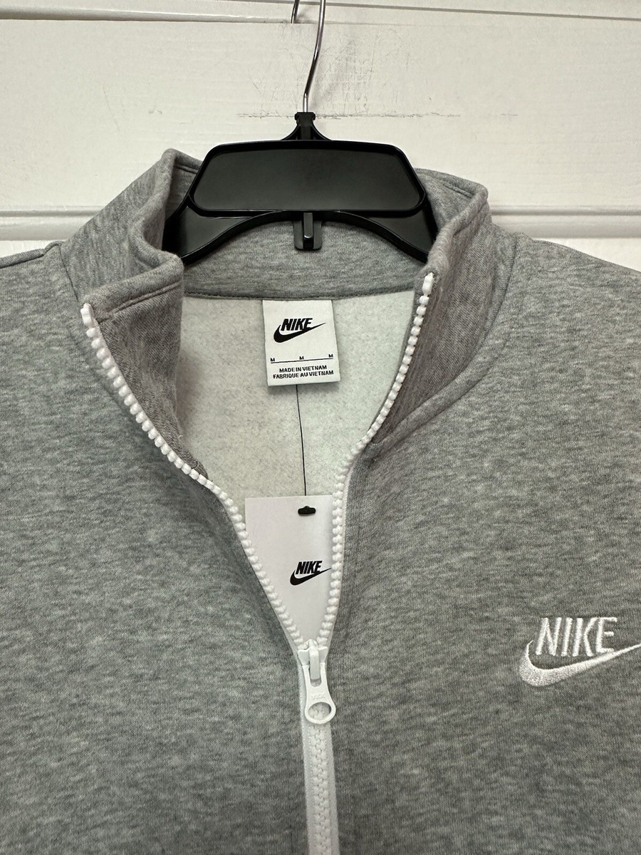 Size M Nike Club Brushed-Back 1/2 Zip Men's Fleece Pullover DD4732