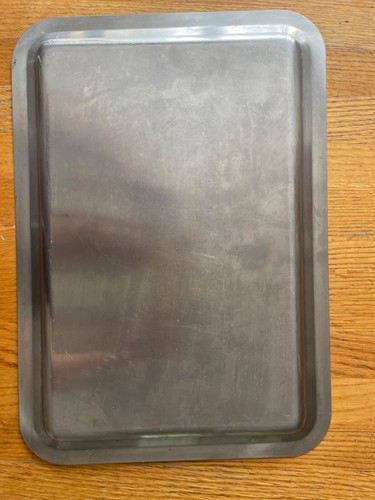 Vassoio da portata in acciaio inox tono argento SBT originale Italia - Foto 6 di 10