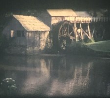   Mabry Mill   1960s Super 8mm Film Home Movie, Water Mill, Chopper Cycle, Decor